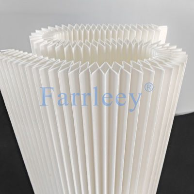 Ποιότητα Υψηλής αποδοτικότητας 170g/m2 Spunbond Polyester με επεξεργασία αντοχής στο νερό και το λάδι για βιομηχανικό εξοπλισμό συλλέκτη σκόνης Εργοστάσιο